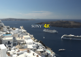 SONY 索尼UHD演示 - 环游世界 Santorin Greece  Around the World 4k 288MB